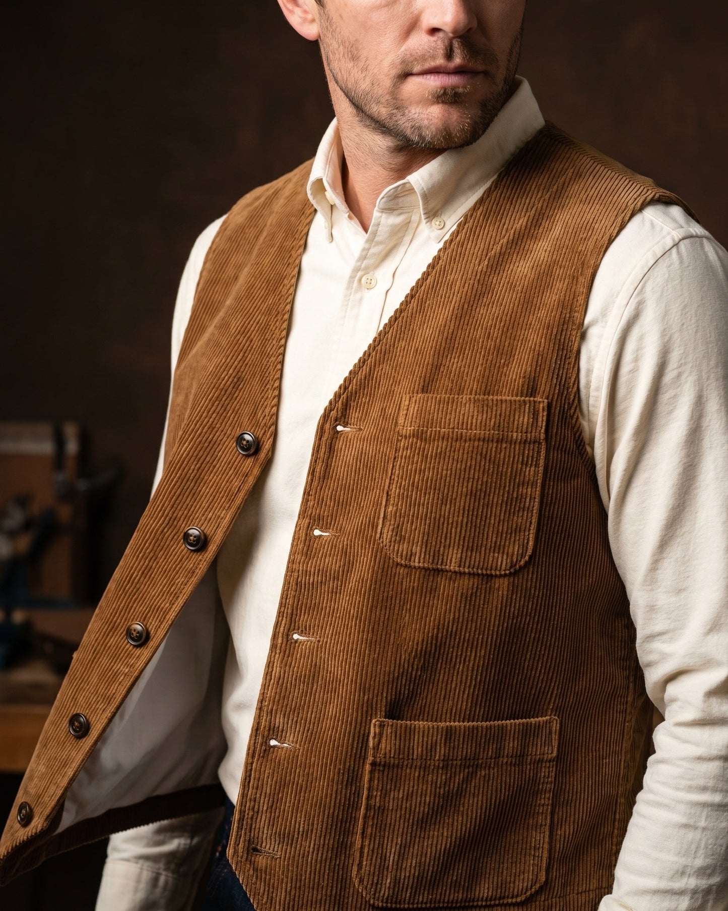 Ruben Corduroy Vest
