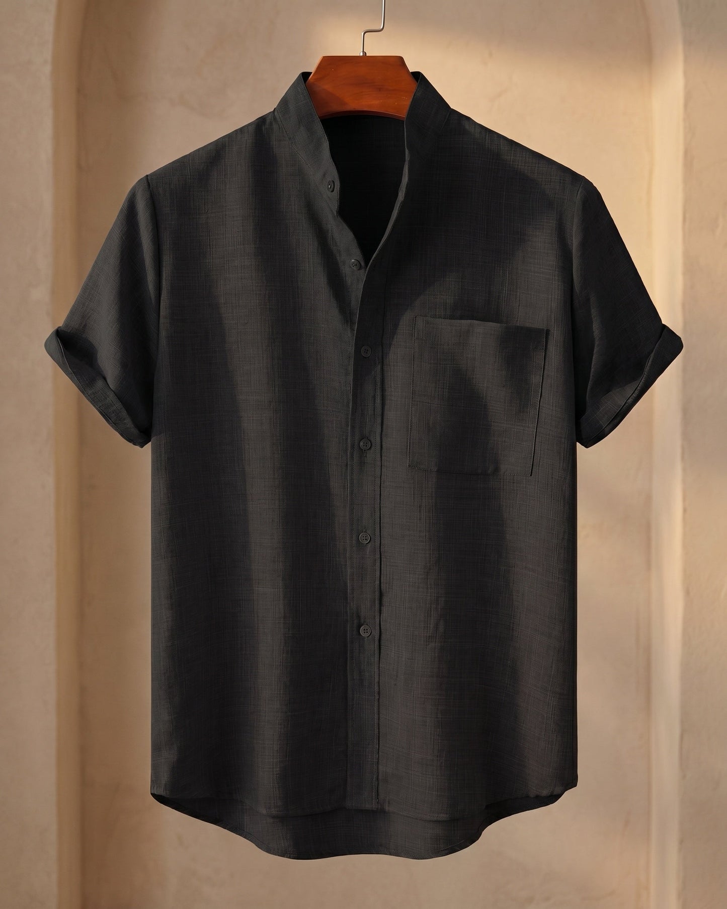 Ignacio Cotton Linen Short-Sleeve Shirt